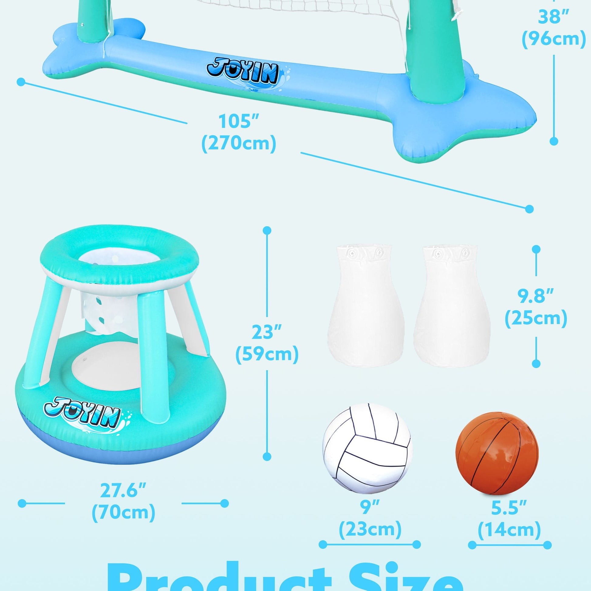 Pool Game Float Set for Water Sports Fun