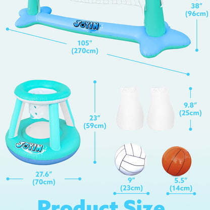 Pool Game Float Set for Water Sports Fun